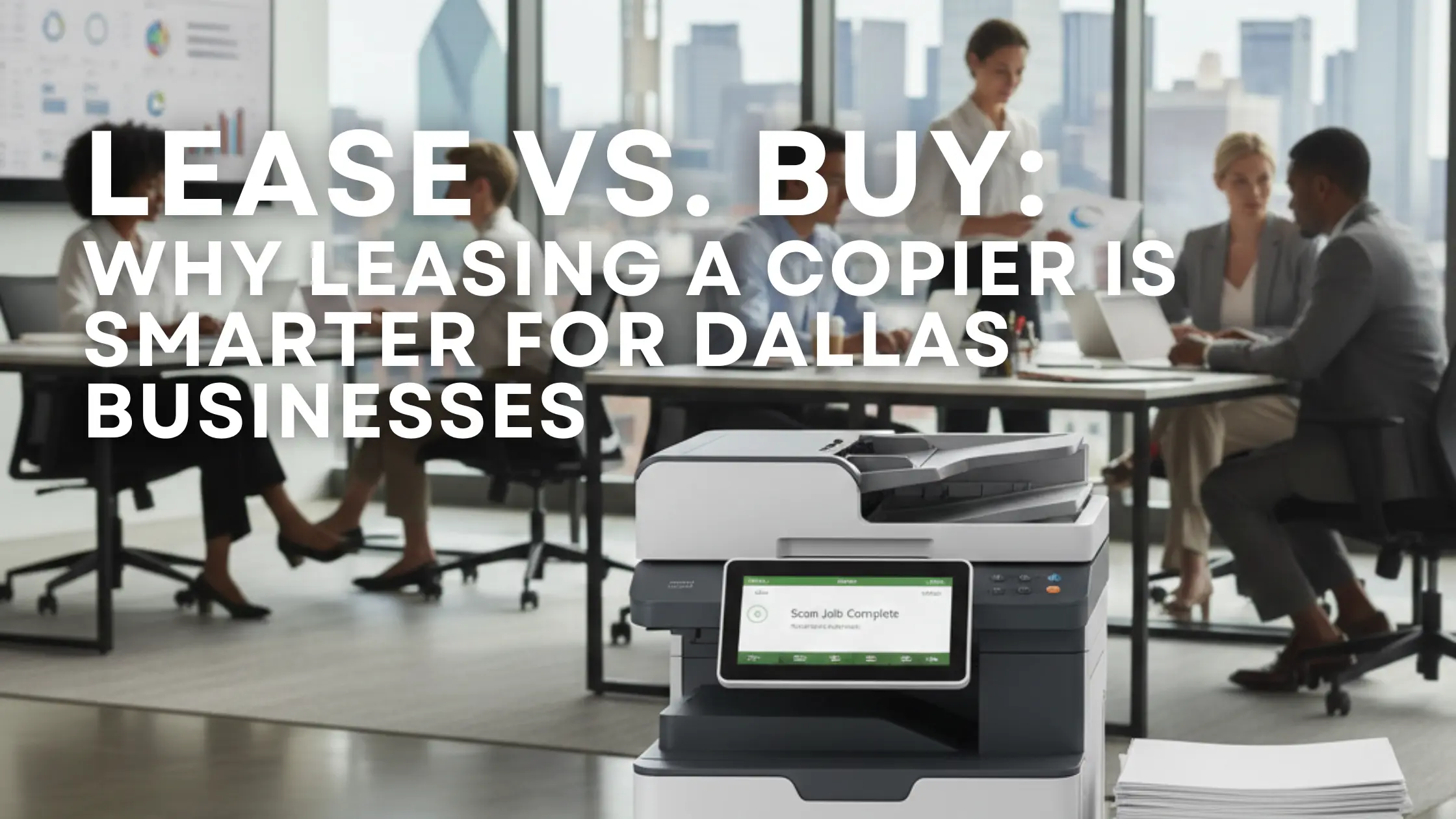 Lease vs. Buy: Why Leasing a Copier is the Smarter Financial Choice for Dallas Businesses
