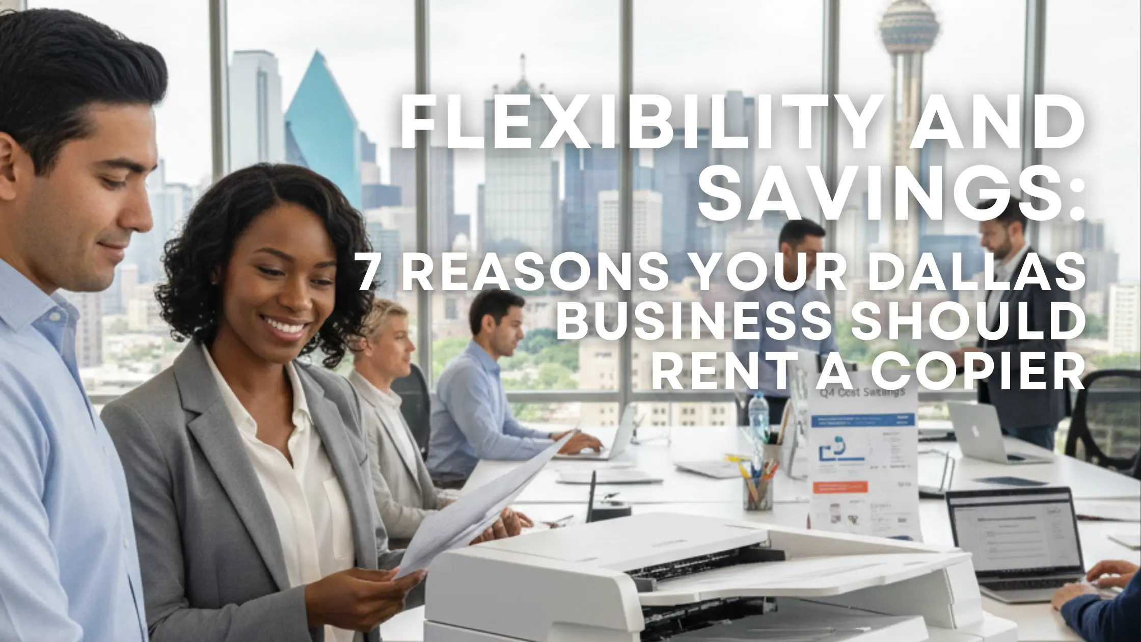 Flexibility and Savings: 7 Reasons Your Dallas Business Should Rent a Copier