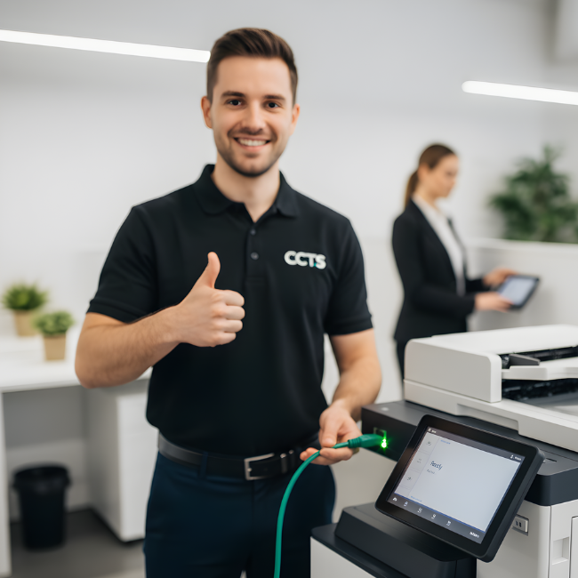 Clear Choice Technical local service personnel for copier rental in Dallas