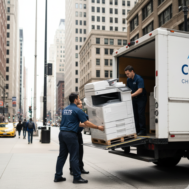Local delivery of copier rental in Dallas